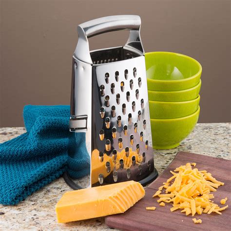 stainless steel box shape vegetable grater|spring chef box grater.